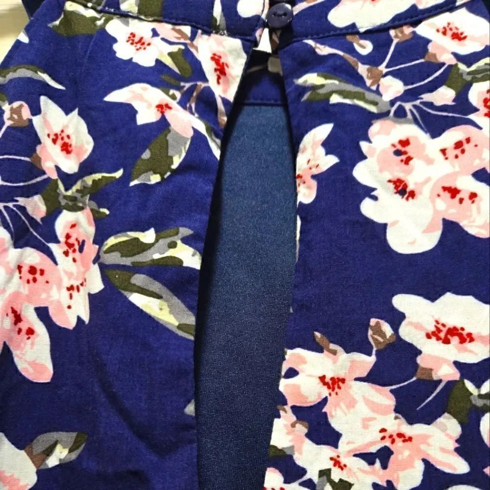 EC MISS LOVE SLEEVELESS FLORAL MINI DRESS SZ.L - Picture 3 of 5